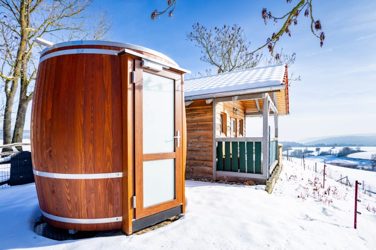 Winteransicht Ferienhof Domäne Groschwitz